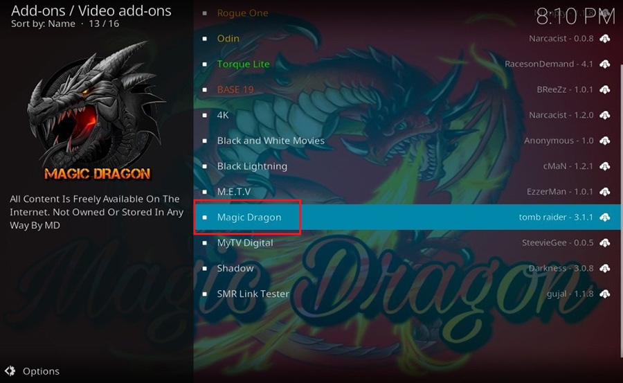 How to Install The Magic Dragon Kodi Addon on FireStick